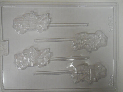 Moule à chocolat Transport - Remorqueuse sur bâton - Suçon (S-Q16)