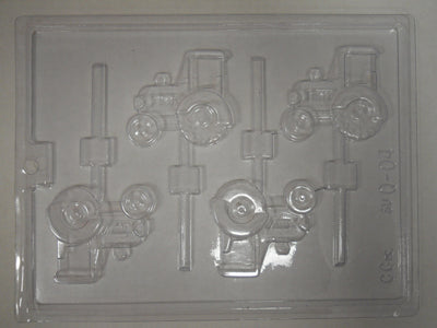 Moule à chocolat Transport - Tracteur sur bâton - Suçon (S-Q04)