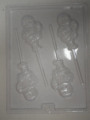 Moule à chocolat Sport - Joueur de Football sur bâton - Suçon (S-S12)