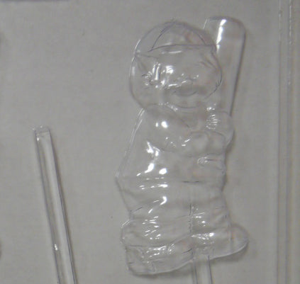 Moule à chocolat Sport - Joueur de Baseball sur bâton (S-S16)