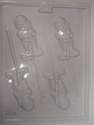 Moule à chocolat Sport - Joueur de hockey sur bâton - Suçon (S-S24)