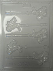 Moule à chocolat Sport - Cavalier - Cowboy sur un cheval - 3D (D-S11)