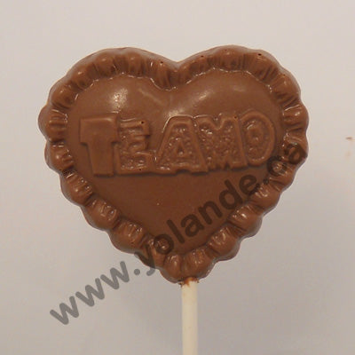 Moule à chocolat St-Valentin - Coeur - hippopotame - ourson - Suçon (S-V120)