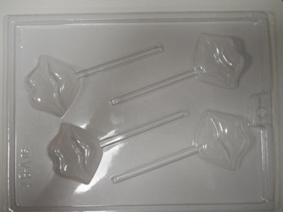 Moule à chocolat St-Valentin - Lèvre sur bâton - Suçon (S-V87)