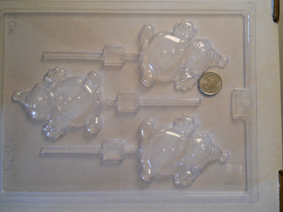 Moule à chocolat - Clowns sur bâton - Suçon (S-G25)