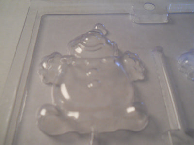 Moule à chocolat - Clowns sur bâton - Suçon (S-G25)