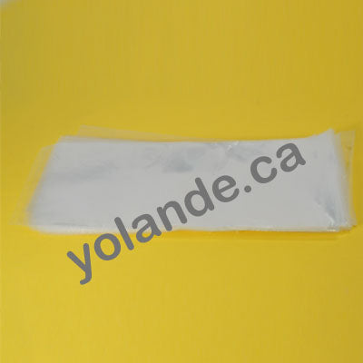 Sac de plastique transparent environ 3" large x 5" haut - 2 oz