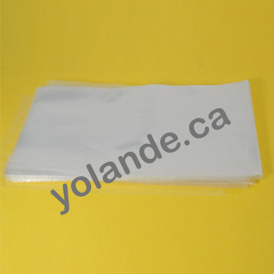 Sac de plastique transparent environ 4" large x 6" haut - 4 oz