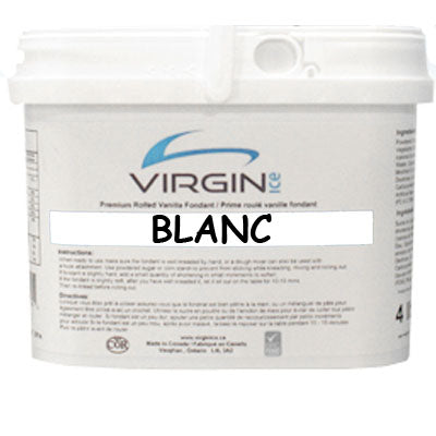 Virgin Ice, Fondant à rouler blanc, 1,81 kgs