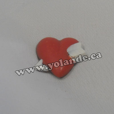 Moule à chocolat St-Valentin - Coeur - flèche - Bouchée (B-V82)