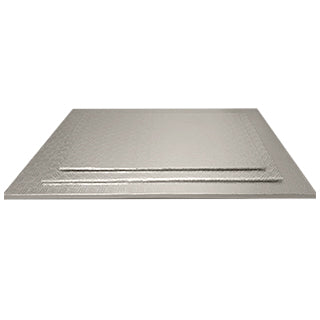 Plateau de carton rectangle 18" x 26" x 1/2" argent **ATTENTION ** ramassage en magasin seulement