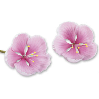 Fleur en pastillage - Fleurs de cerisier - roses - 2"