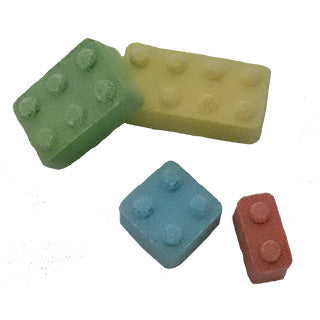 Bonbon dur en forme de Légo